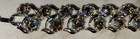 Vintage B.S.K Iridescent AB Aurora Borealis Crystal Clip Earring Bracelet Set — photo 4