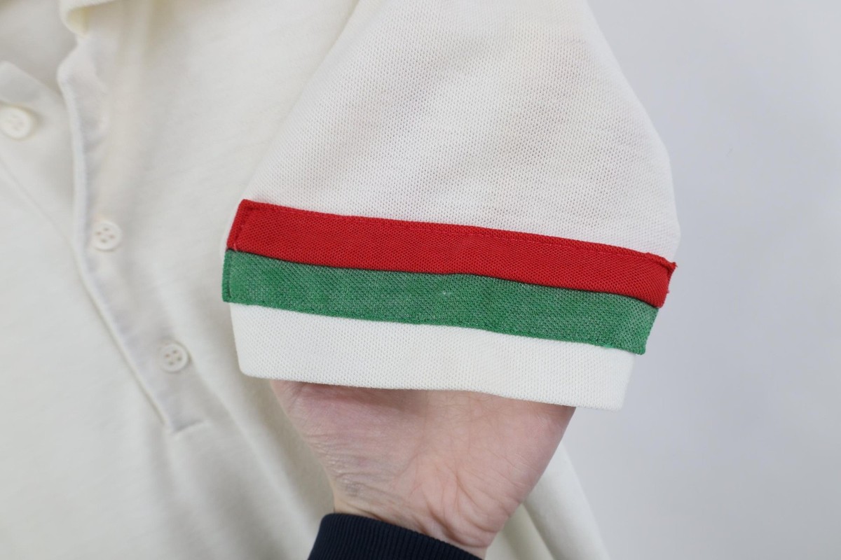 Vintage 60s Fred Perry Mens 30 Distressed Striped Knit Collared