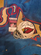 Garrison Hearst Signed Arizona Cardinals Mini Helmet JSA COA