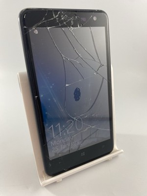Nokia Lumia 625 schwarz entsperrt 8GB 4,7'' 5MP Windows Smartphone gesprungen #C12