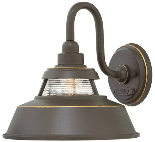 Hinkley Troyer 10" High Oil Rubbed Bronze Outdoor Wall Light - Picture 1 of 10