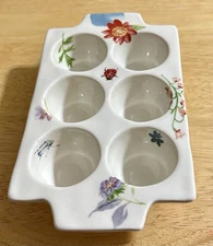 Anthropology Half Dozen Monarch Mini Egg Crate Tray EUC