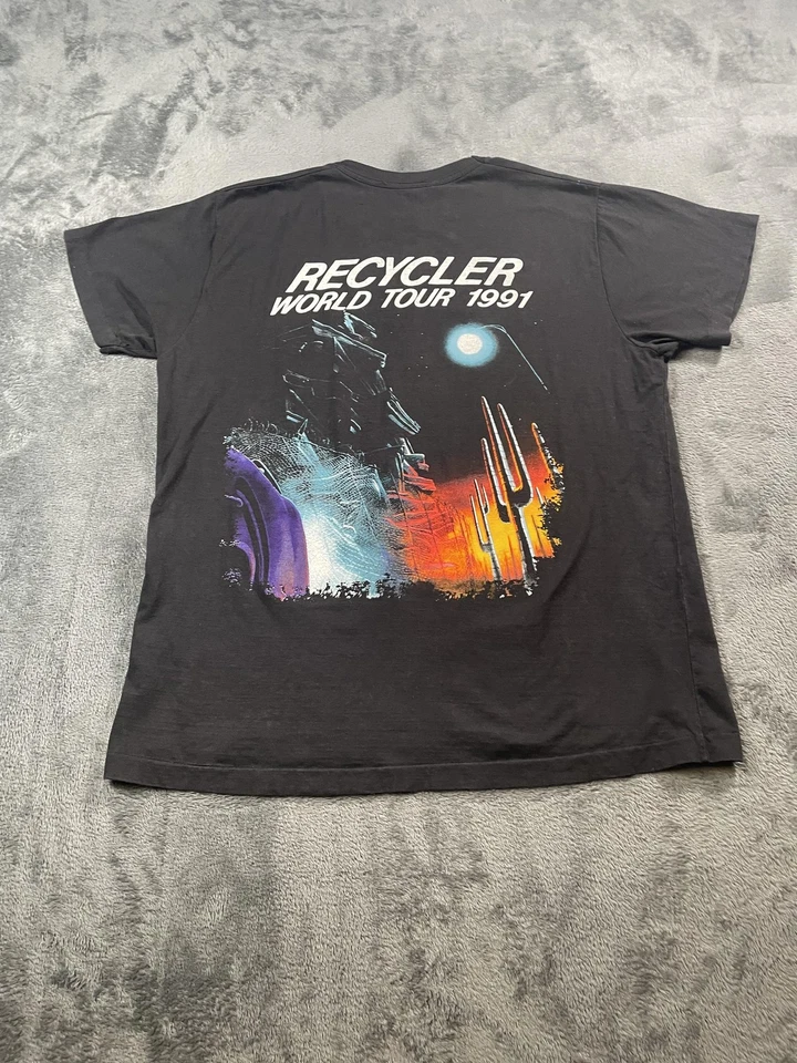 Винтажная мужская футболка ZZ Top Recycler World Tour 1991 Band Tee 90-е рок - Изображение 3 из 4