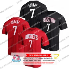 Houston Rockets Kevin Durant #7 Name & Number T Shirt