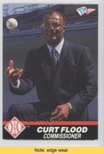 1989 T&M Senior Professional Baseball Association Box Set Curt Flood #1 READ 1i7