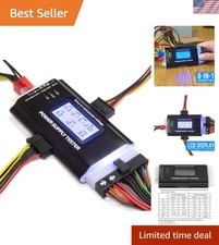 Compact Power Supply Tester for ATX, ITX  SATA with Safety Features Included