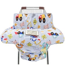 Baby Shopping Cart Cover 2-in-1 High Chair Cover Portable Cloth Bag Cart Seat Pa