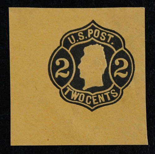 CKStamps: US Cut Square Stamps Collection Scott#U56 Unused LH NG