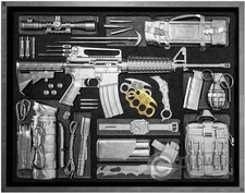 ASSAULT RIFLE Mission X 2 Oz Silver Coin 5$ Samoa 2025
