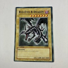 Tarjeta MP Red-Eyes Black Dragon SDJ-001 Ultra Rara 1ª Edición Yu-Gi-Oh Yugioh