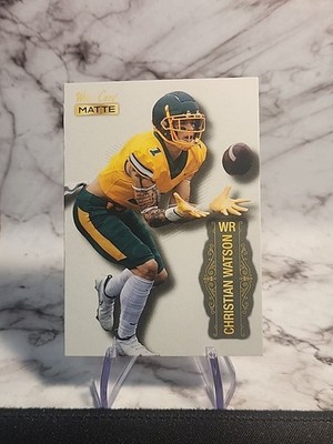 2022 Wild Card MATTE - White #MB-17 Christian Watson - North Dakota State Bison