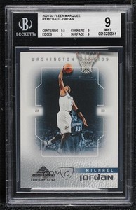 2001-02 Fleer Marquee Michael Jordan #3 BGS 9 MINT HOF