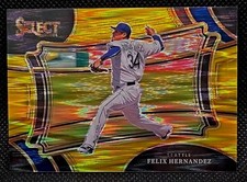 2024 Panini Select - Diamond Level Félix Hernández #74 GOLD!!! Prizm **1/10**