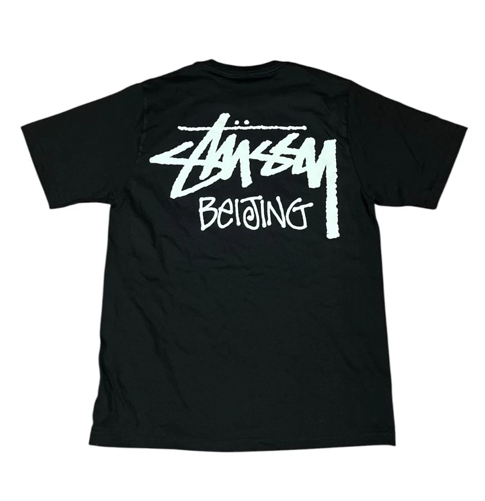 Stussy Size M Solid Regular Size Short Sleeve T-Shirts for Men for