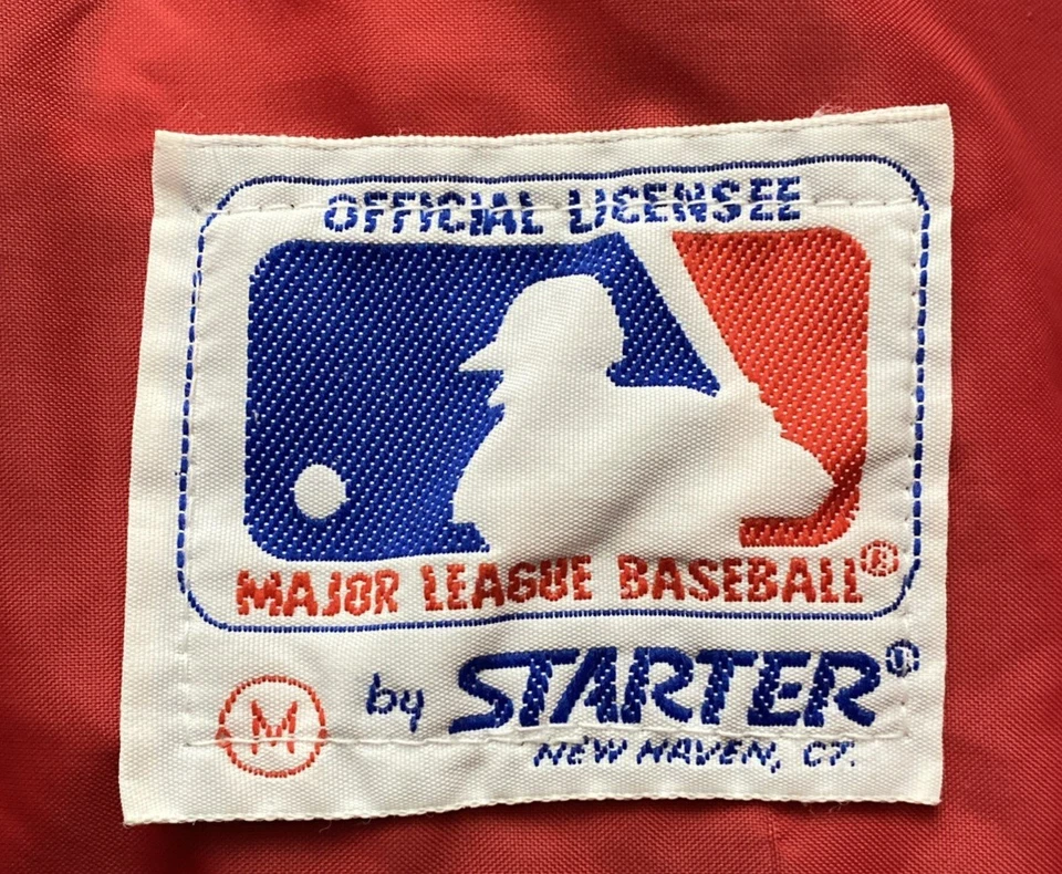 Chaqueta de iniciación rara Chicago Cubs azul para hombre mediana vintage bordada GC Foto 2 de 4