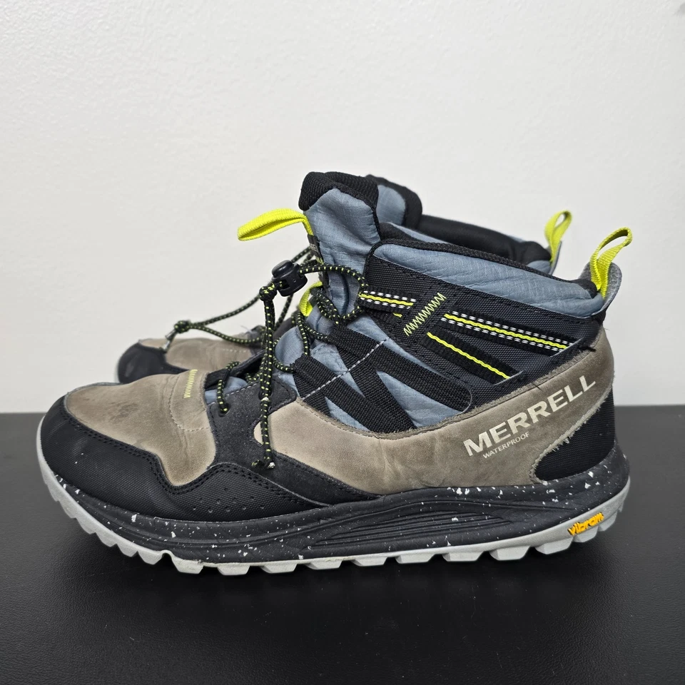 Merrell Boots Mens 9 Tan Nova Waterproof Performance Hiking Outdoors Sneakers - Image 3 of 4