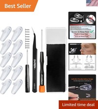 Eyeglasses Nose Pads, Screw in Glasses Nose Pads Replacement Repair Tools Kit...
