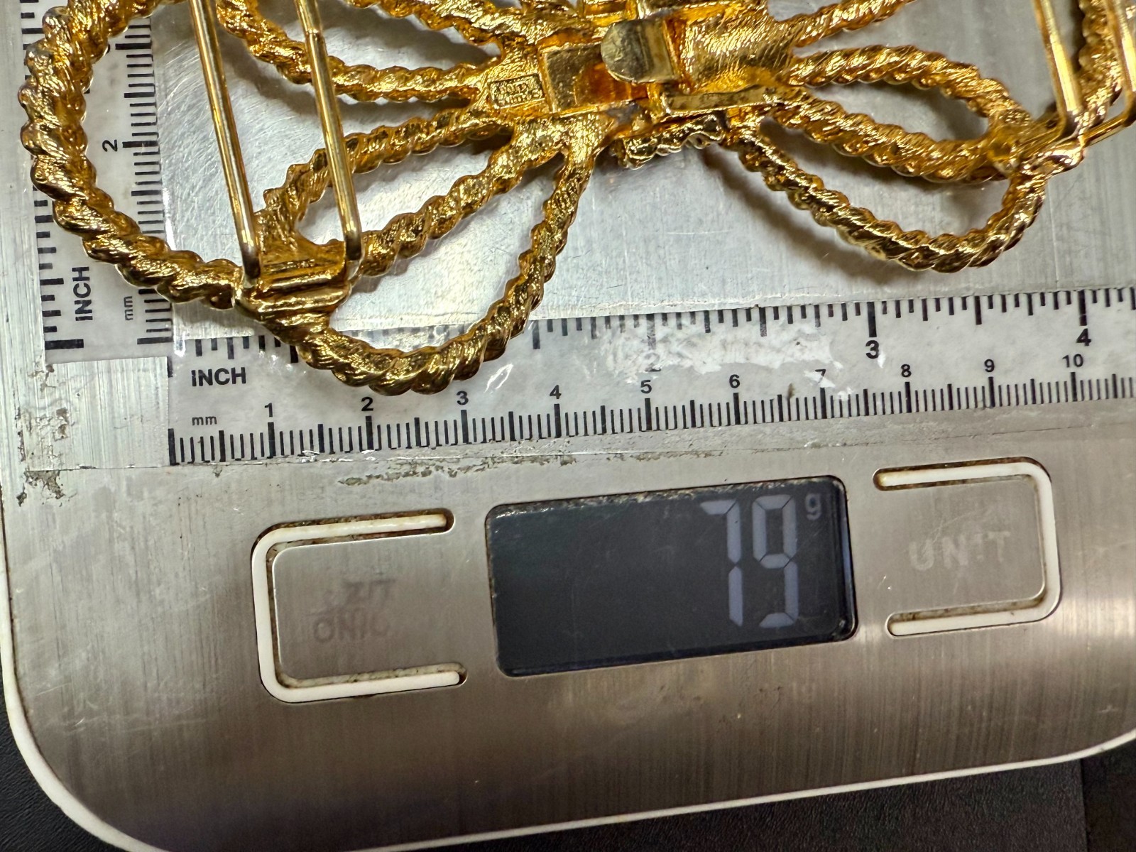 Knotted Bow Tie Dotty Smith Interlocking Two Piec… - image 8