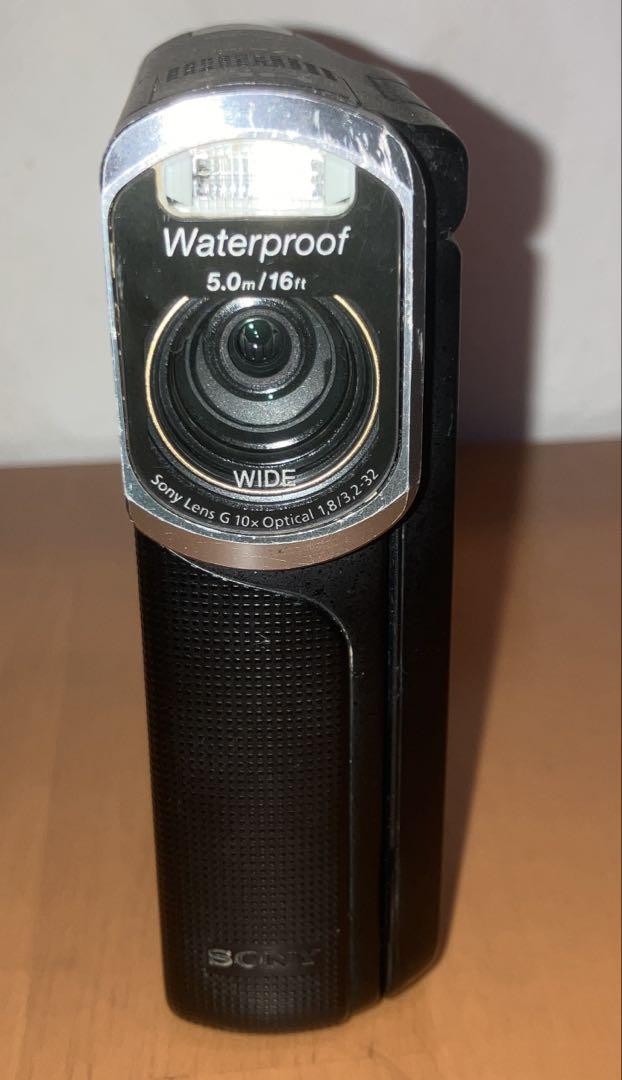 Sony HDR-GW77V Handycam black HD Video Camera Recorder Tested Working