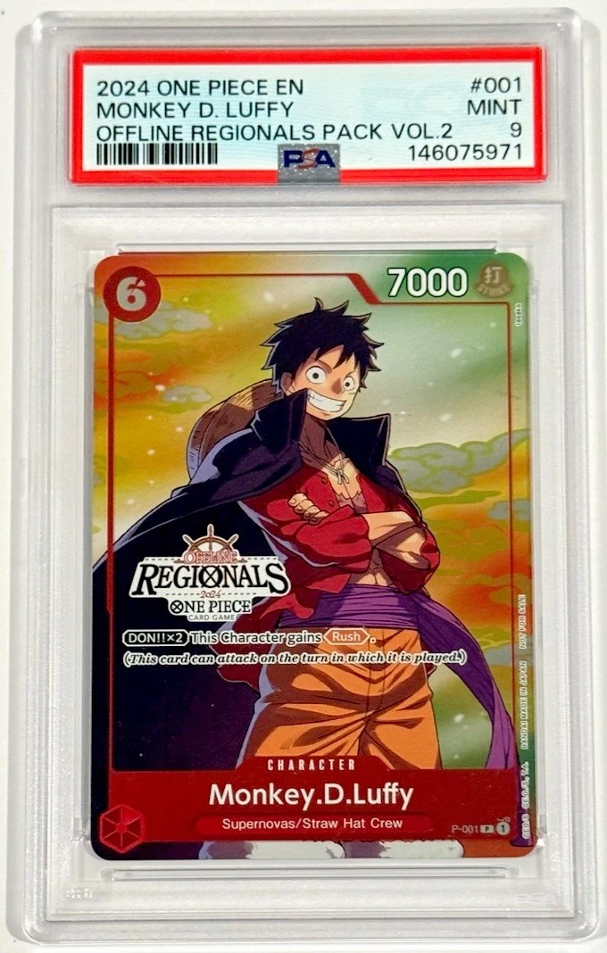 Monkey.D.Luffy [Winner] P-001 One Piece Promotion Cards for sale