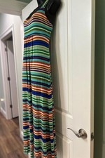 Colorful Maxi Dress Small Size 4 Calvin Klein