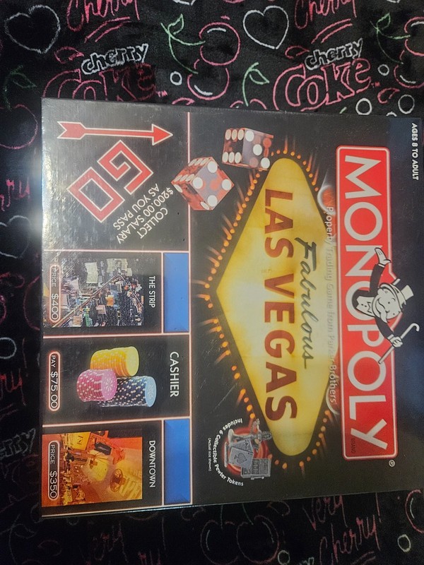 monopoly las vegas,never been open,great condition