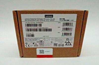 OEM Lenovo Essential Compact Wireless Mouse (4Y50R20864) L300 Brand New