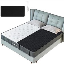 Therapy EMF Grounding Mats Conductive Carbon Faux Leather Pad For Better Sleep