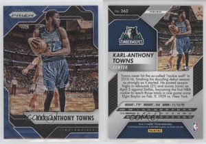 2016-17 Panini Prizm Blue Wave Prizm /99 Karl-Anthony Towns #262