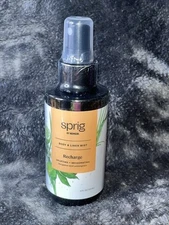 Sprig By Kohler Body & Linen Mist Bergamont  Lemongrass 4 fl.oz Recharge, New