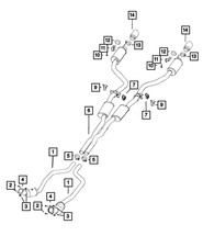 Genuine Mopar Exhaust Hanger Bracket 68227313AC