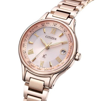 CITIZEN xC Eco-Drive Radio-Controlled Titanium Pink Gold