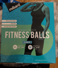 Set of 2 Milliard Peanut Shaped Fitness Balls...