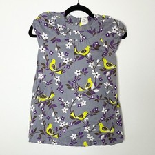 Mini Boden florals birds tunic dress top