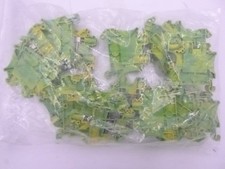 20 Pk Phoenix Contact 3044128 Ground Modular Terminal Blocks 26-10 AWG