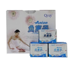 19Packs=152PCS Anion Cotton Sanitary Napkins No Fluorescent Agent Pads Daily Use