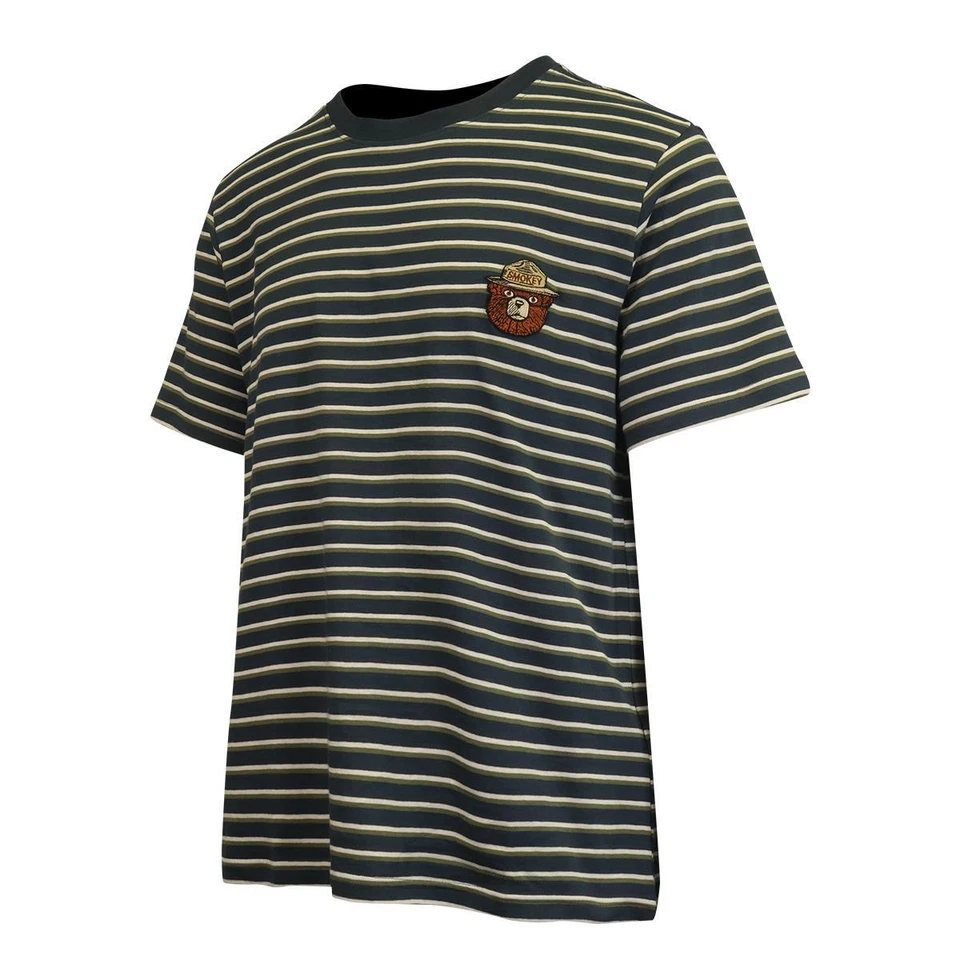Элемент мальчика футболка темно-синий кремовый зеленый дымчатый медведь S/S (S02) - Изображение 2 из 3