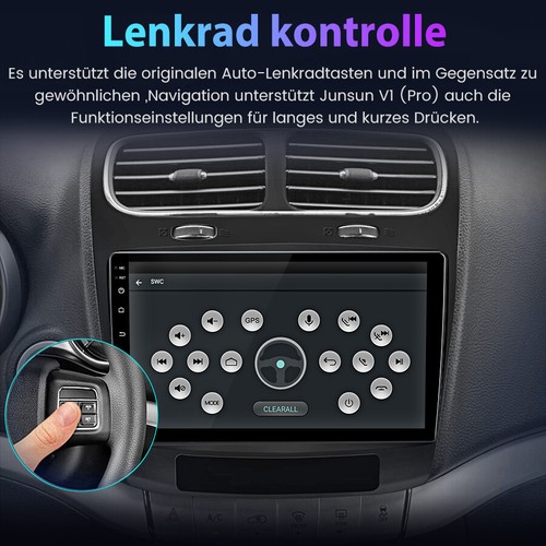 2+32G Für Dodge Journey Fiat Freemont Autoradio Carplay Android GPS NAVI BT DAB+ - Bild 7 von 12