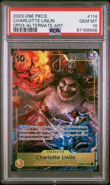 One Piece Card Game OP03 114 Charlotte Linlin Big Mom One Piece Card Game OP03 114 Charlotte Linlin Big Mom