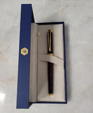 Waterman Harmonie in Red with Gold Trim Rollerball Pen - Used
