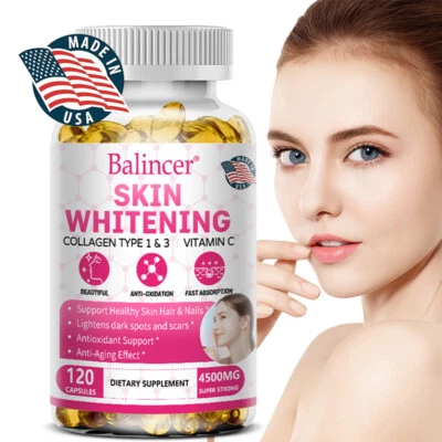 BALINCER Glutathion 4500mg - Antioxydant Naturel, Anti-âge, Blanchiment De La Peau