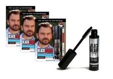 Blackbeard for Men Instant Beard Color – Beard Dye Alternative – 12ml / 3 pk