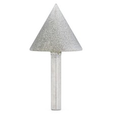 Testa di rettifica diamantata 20-70 mm trapano conico 60° per foratura smussatura vetro