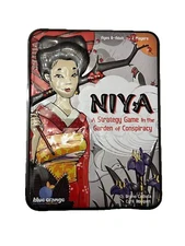 Niya Strategy Game In Tin Case By Blue Orange 2014 Japan Garden Theme Complete