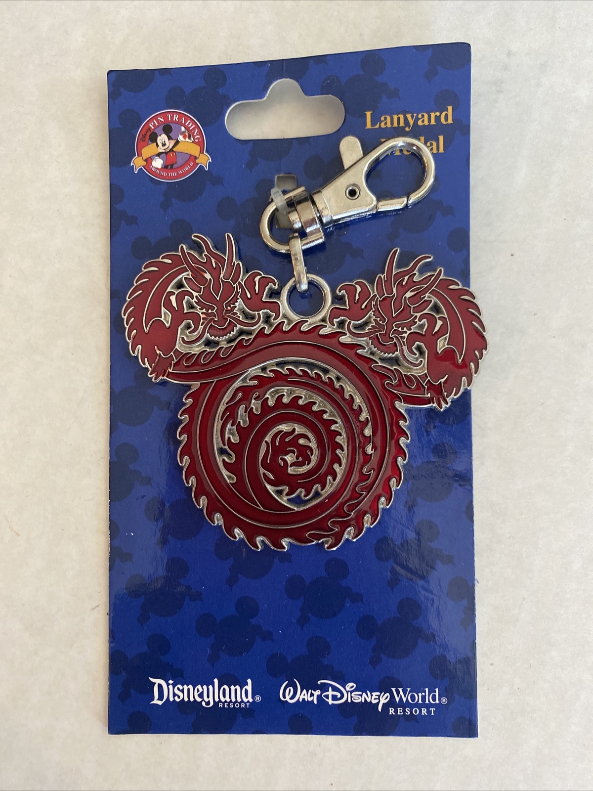 Lanyard Medal - Mickey Icon - Dragon Disney Pin 2008