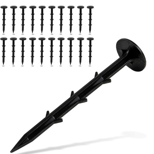 CHIODO PICCHETTO CM 20 PLASTICA PER FISSAGGIO TELI PACCIAMATURA 37623V 10 Pezzi 38370472