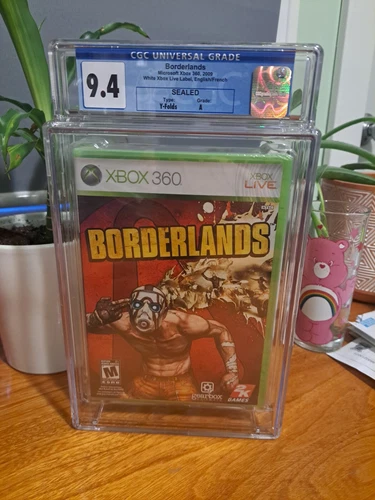 RARE 🔥BORDERLANDS FOR XBOX 360 CGC 9.4 A WATA 🔥NEW & SEALED
