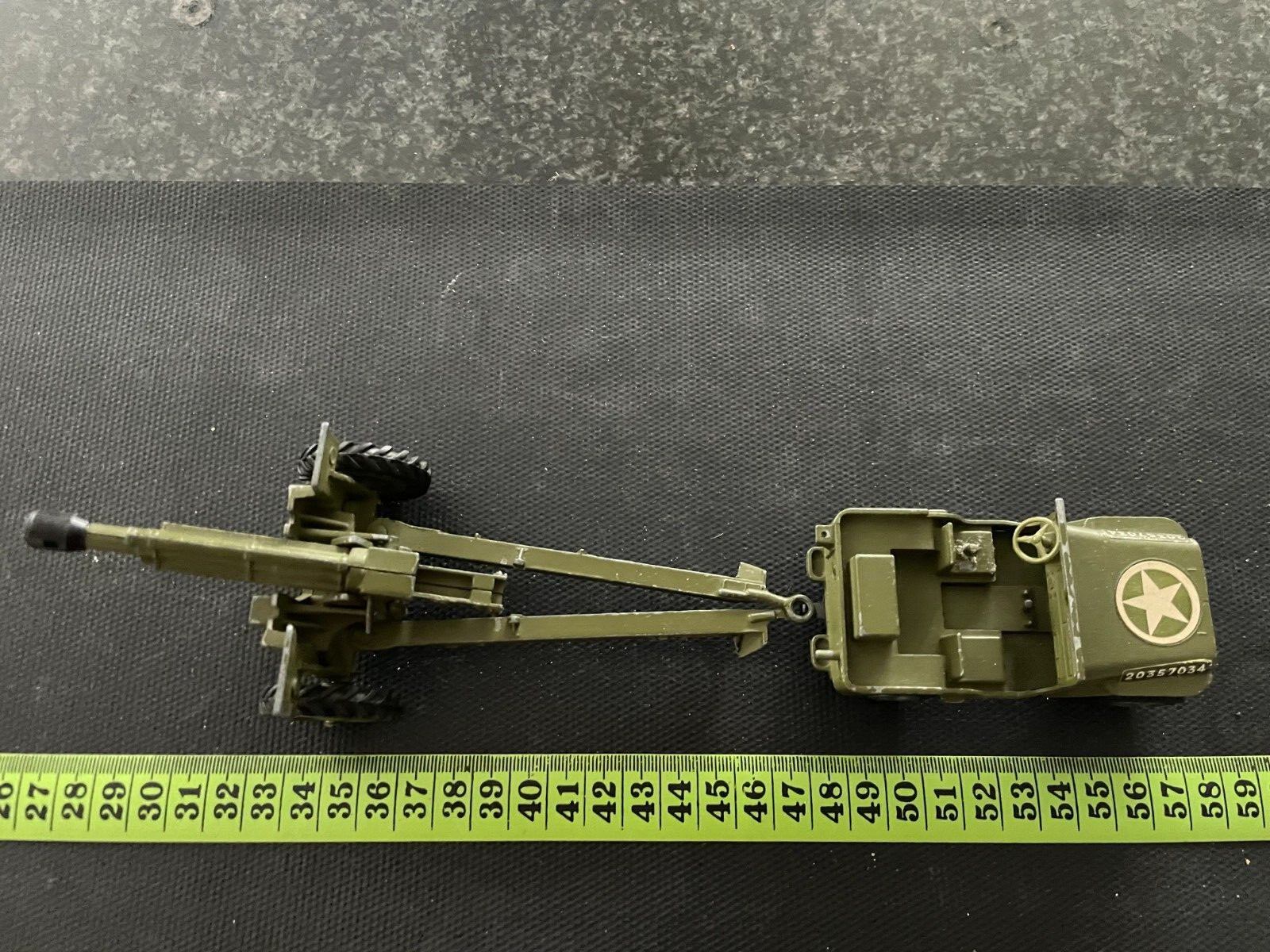 Dinky Toys 615 – Jeep 105 Howitzer – Militaire – Neuf Dans Sa Boîte