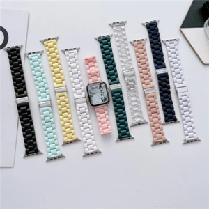 Resin Bracelet Band Strap for Apple Watch 11 10 9 8 7 6 5 SE 41/44/42/45/46/49mm