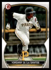 2023 Bowman Yordany De Los Santos #BP-121 Pittsburgh Pirates